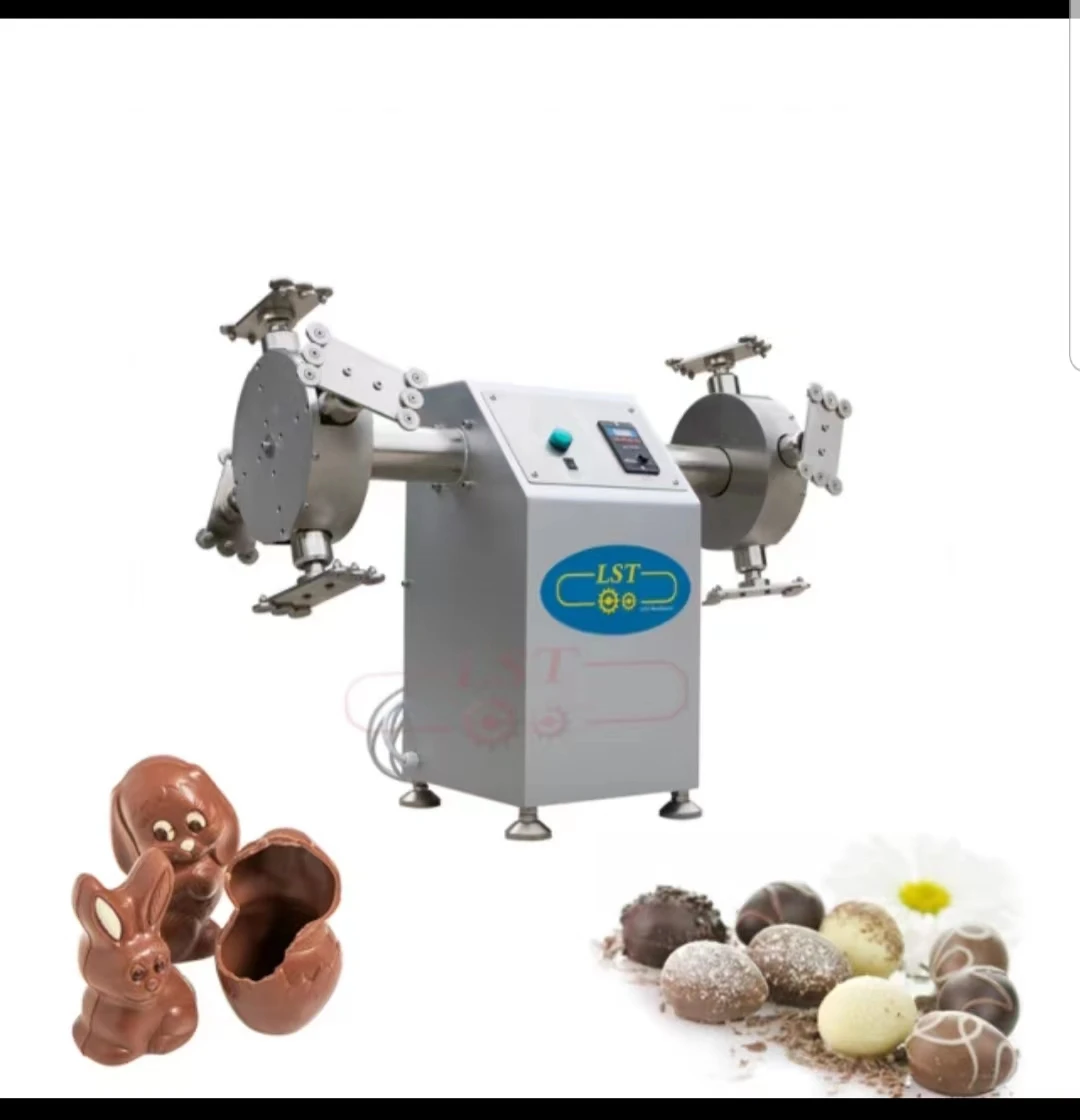 spining machine for chocolate bunny and eggs